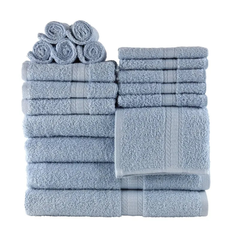 Comfy Cottage 18 Piece Cotton Towel Set Bath Towels