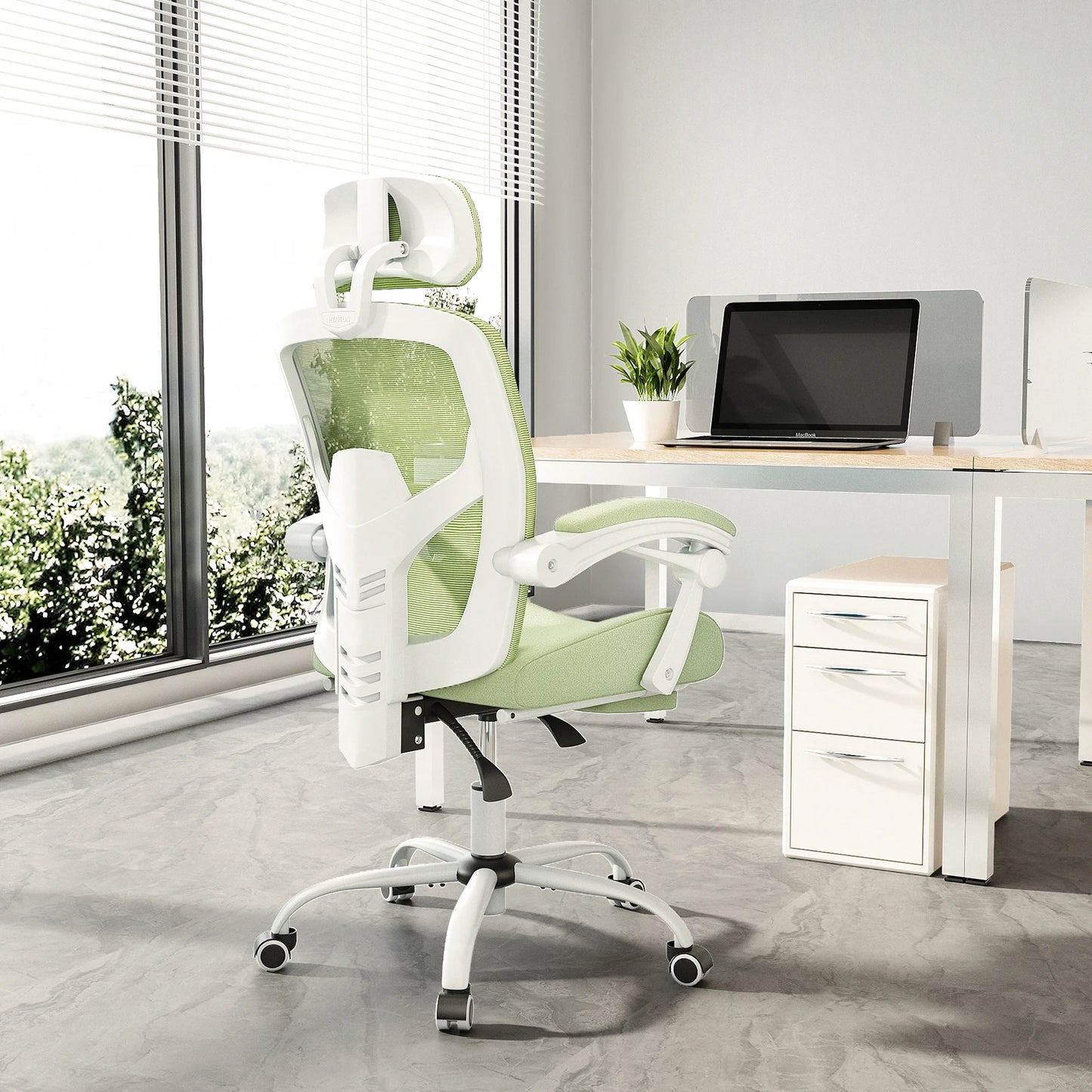 JHK Ergonomic Reclining High Back Mesh Office Chair With Lumbar Support Pillow