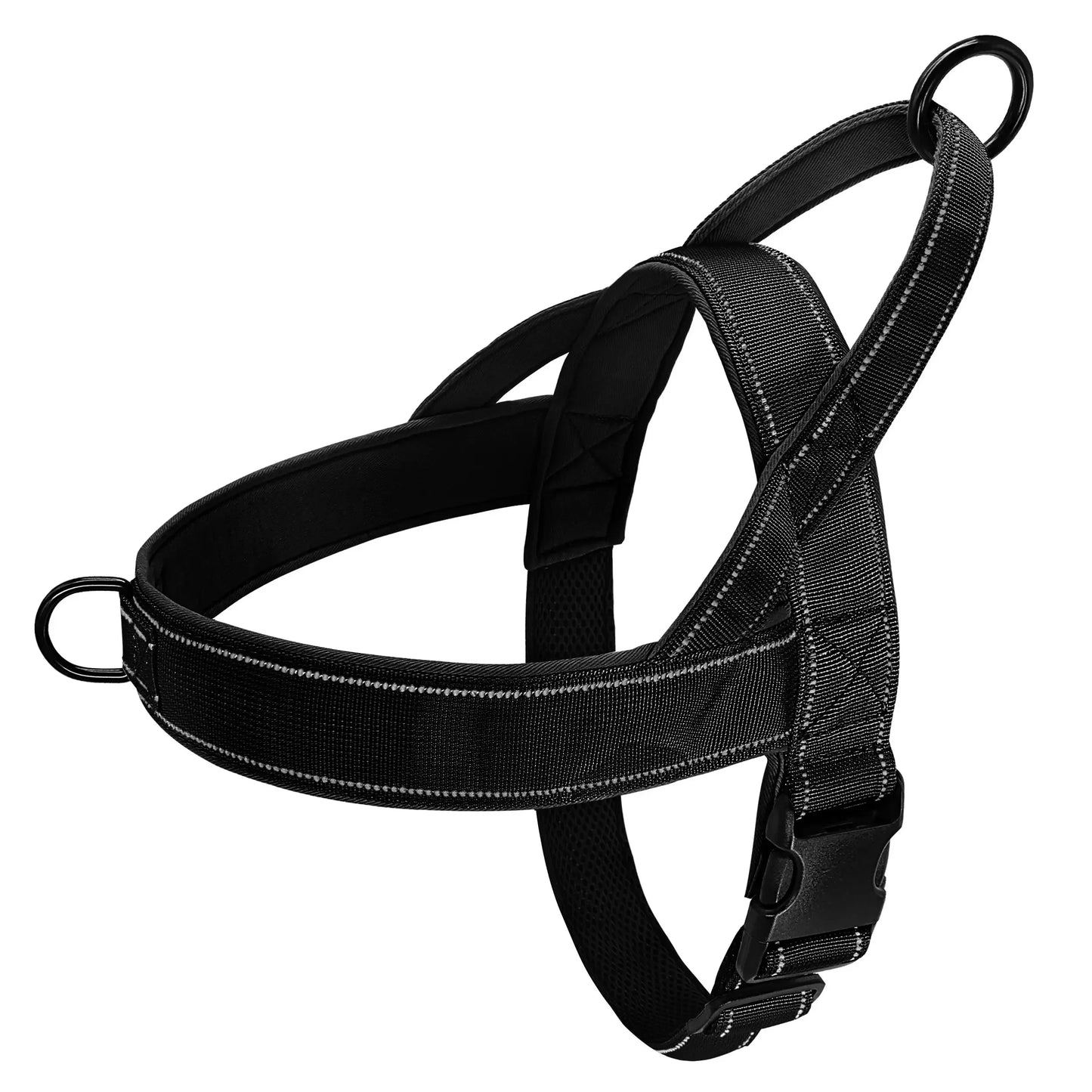 Nylon Durable No Pull Dog Harness With Handle Reflective