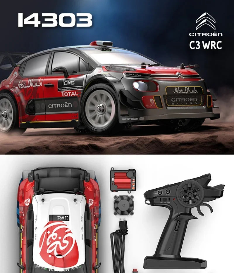 1 To 14 MJX 14303 RC Drift Car 2.4G Speed Brushless 4WD