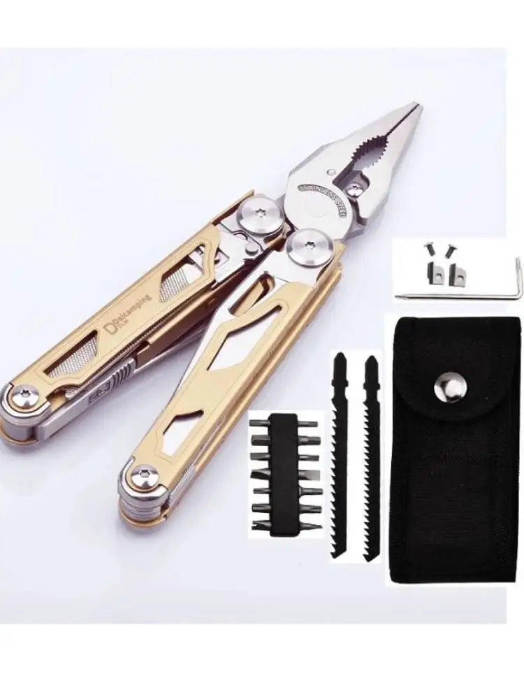 Daicamping DL30 Multitool EDC Clamp Knife Scissors Pliers