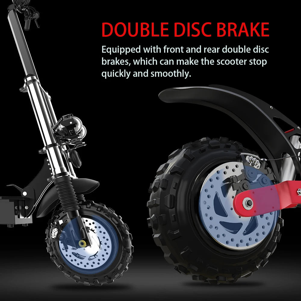 Dual Motor Electric Scooter For Adults Foldable 72V 85 KmH