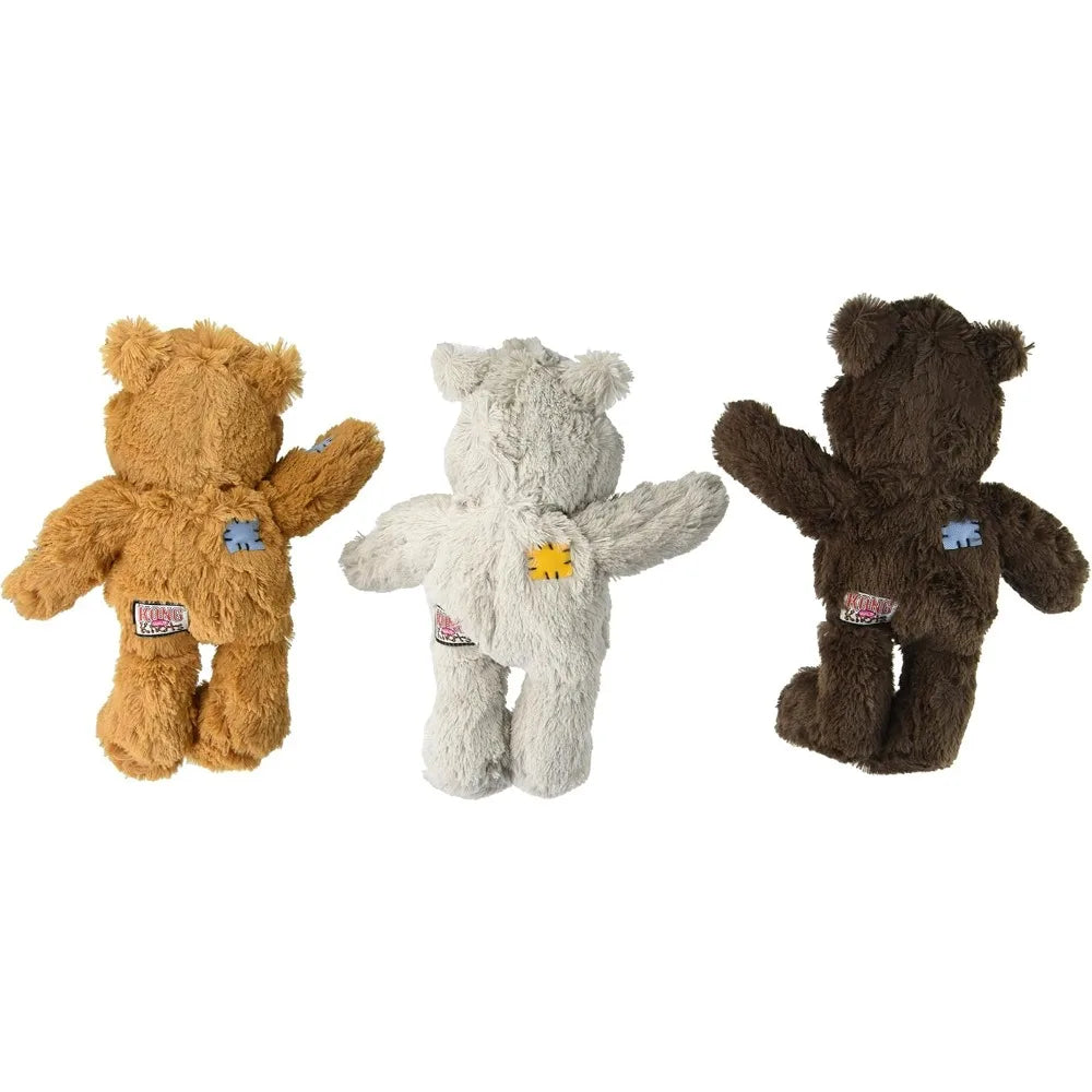 Kong Wild Knot Bear Dog Toy Pack For Medium And Large Breeds 3 Pack