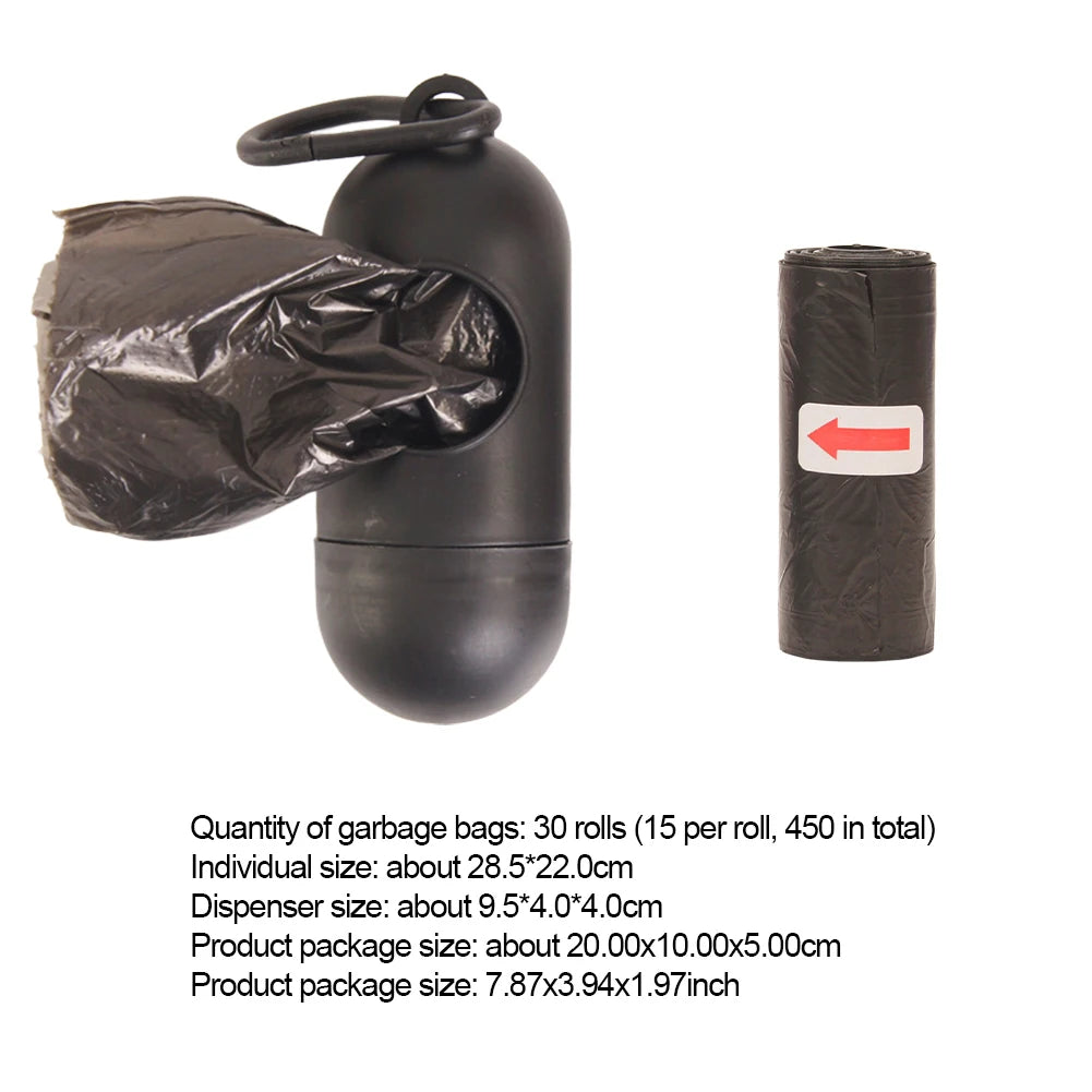 Biodegradable Dog Poop Bags With Dispenser For Pets
