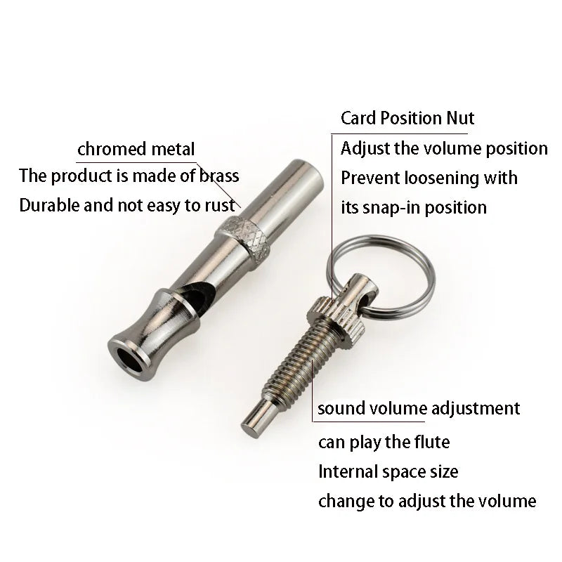 Puppy Adjustable Dog Bark Control Whistle for Training Deterrent