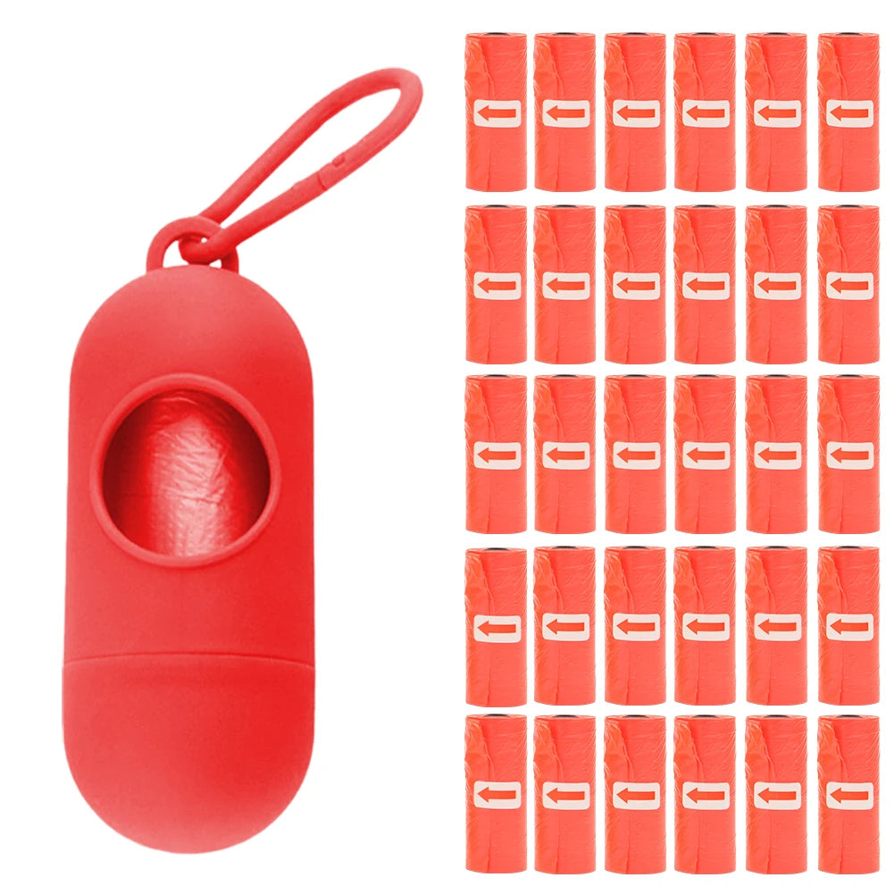 Biodegradable Dog Poop Bags With Dispenser For Pets