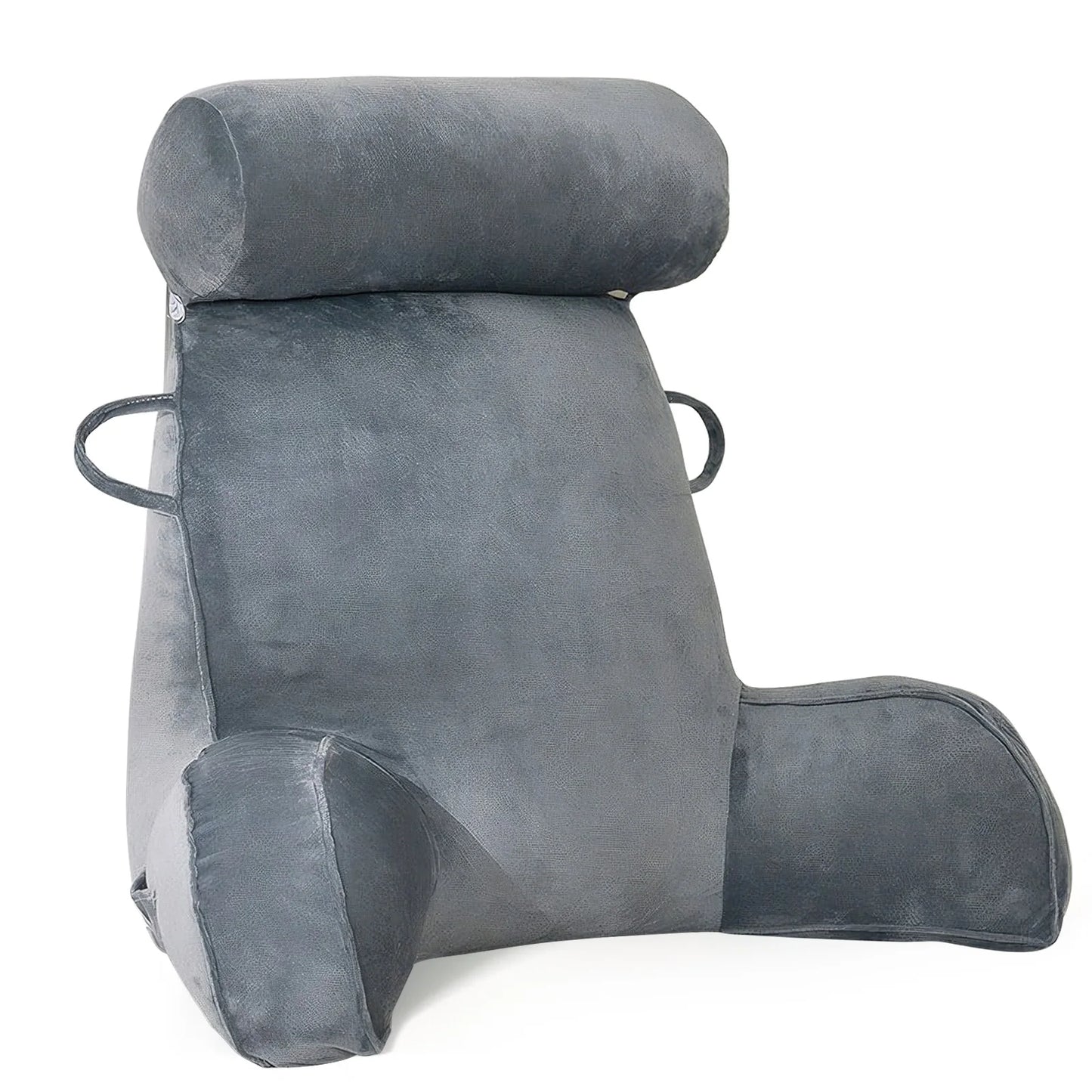 Headboard Pillow Triangle Cushion Large Bolster Backrest Support Wedge Sleeping Pillow for Bed