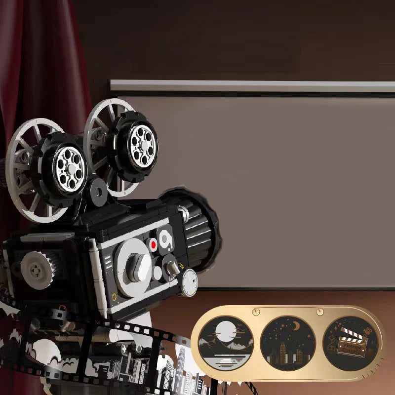 655Pcs MOC Classic Retro Camera Building Set 100th Anniversary Gift