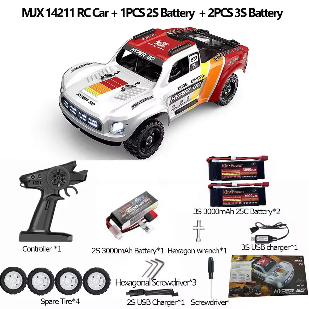 MJX Hyper Go 14211 RC Car 1/14 4WD Brushless Remote Control