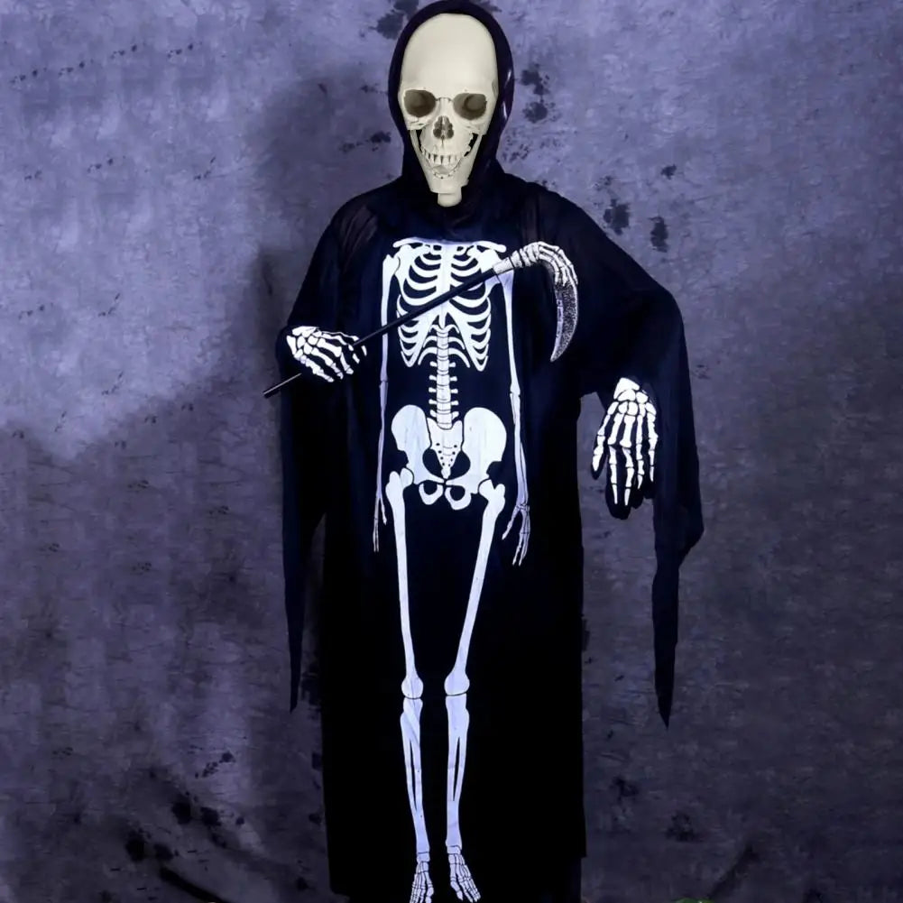 Poseable Skeleton Prop Life Size Decoration for Halloween