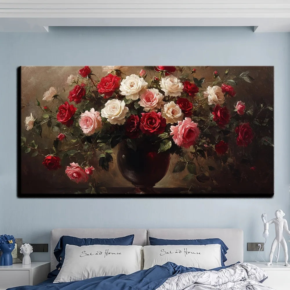 Natural Landscape Painting With 1.5 Inch Pine Frame Victorian Wall Art