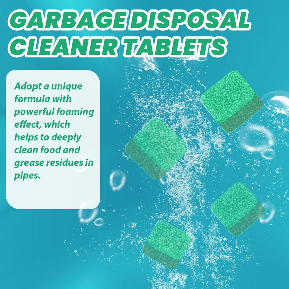Garbage Disposal Cleaner Deodorizer Tablets Kitchen Sink