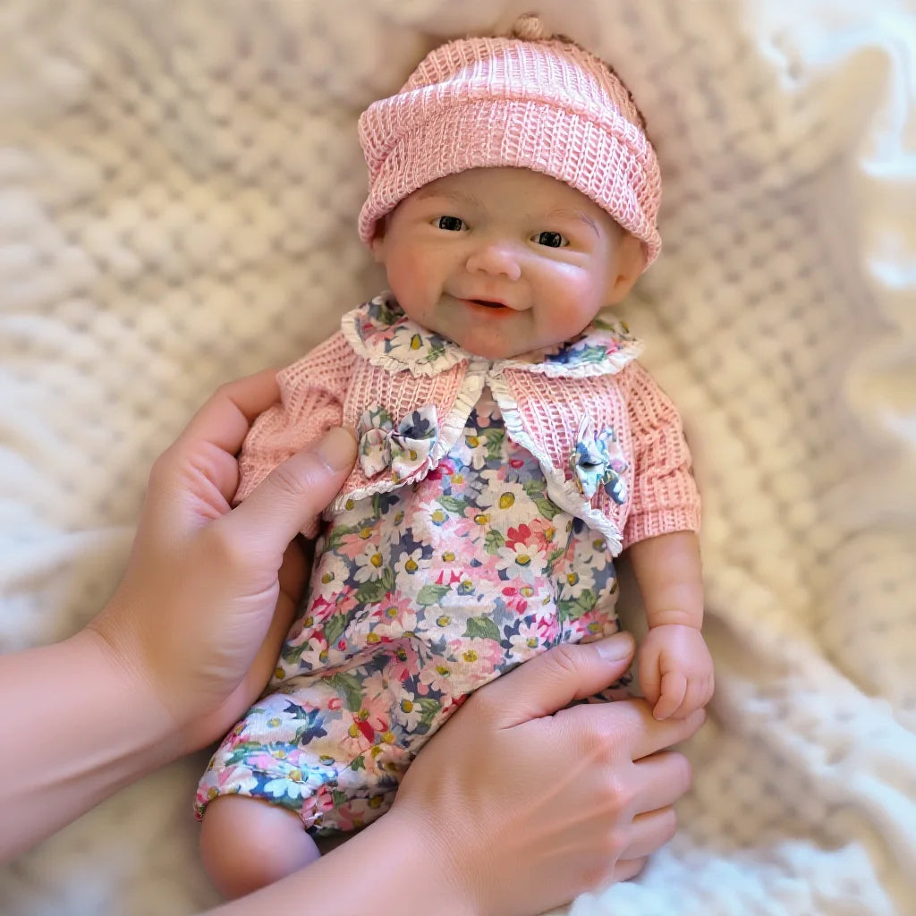 Saskia 13 Inch Vivienne Soft Silicone Reborn Girl Doll
