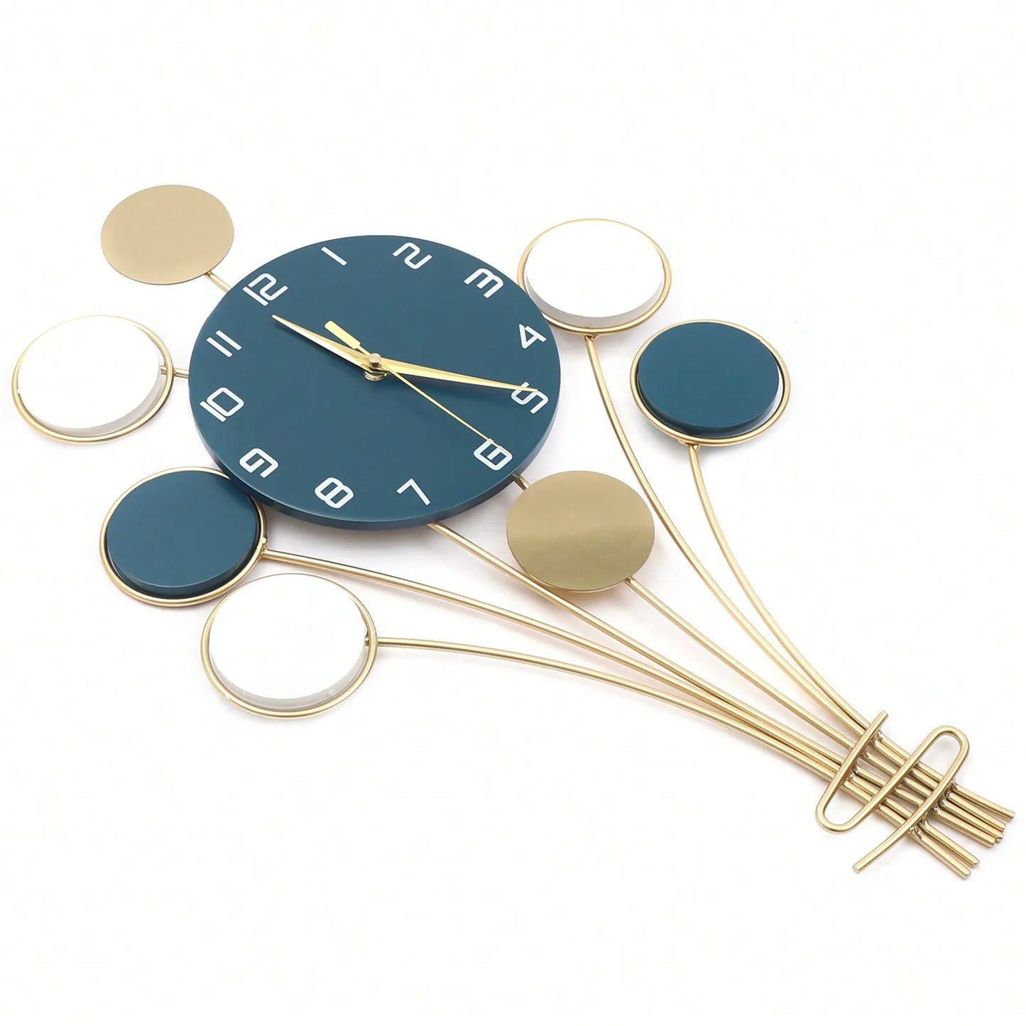 Large Wall Clock Battery Operated Silent Hot Air Balloon