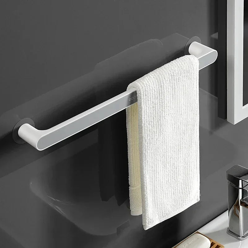Self Adhesive Wall Mounted Towel Rack Bar Kitchen Organizer
