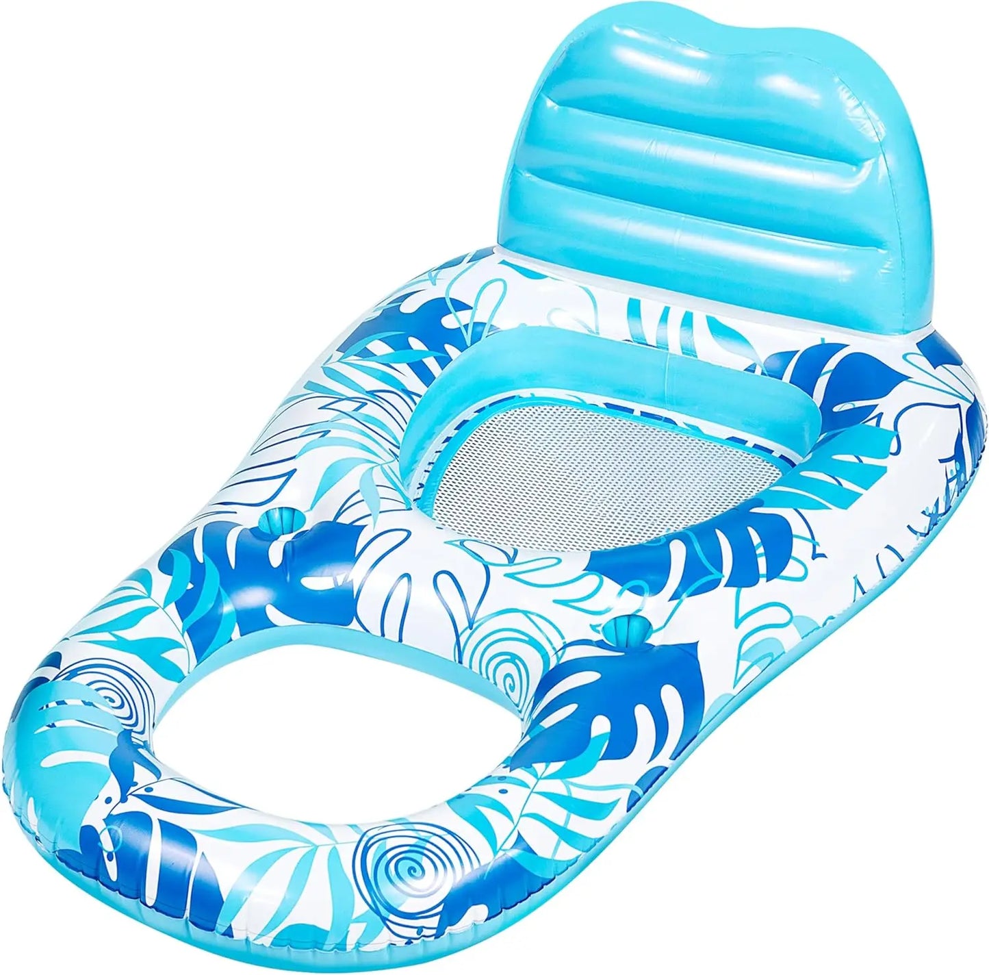 Joyfy Inflatable Adult Pool Float Lounger Recliner Chair For Summer Water Party
