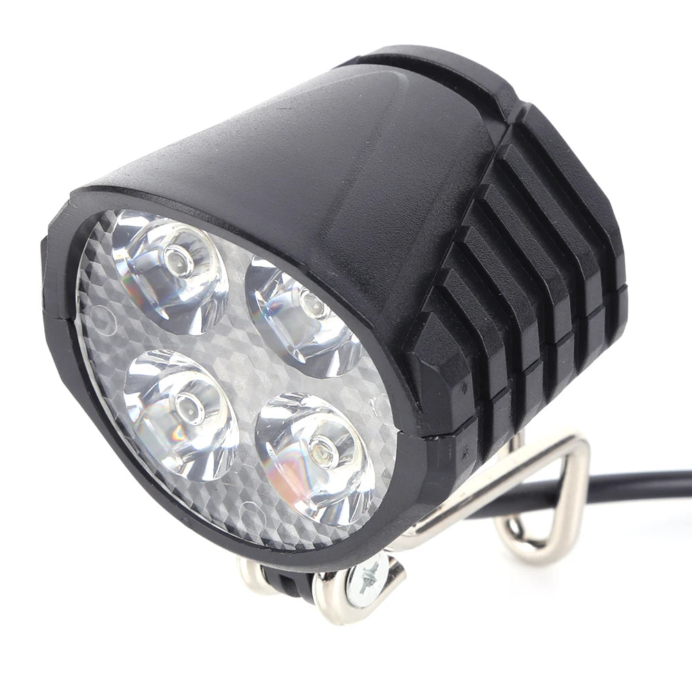 Electric Bicycle Light With Horn 48V LED Front Easy Install