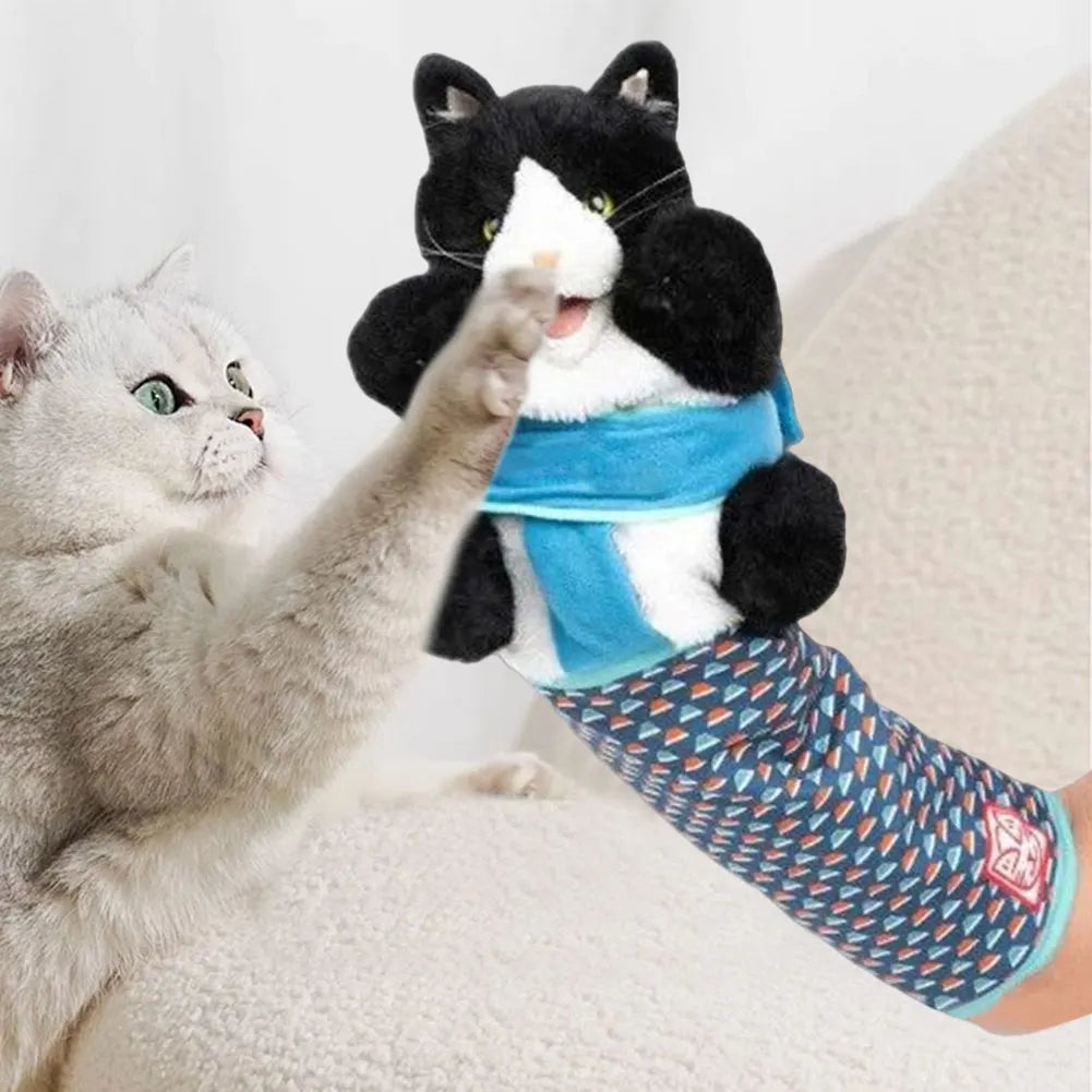 Cats Puppet Wrestler Hand Puppet Plush Toy Safe Indoor Play