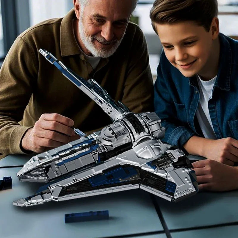 2948 Pieces Space War MOC Komrk Class Fighter Building Blocks Kit