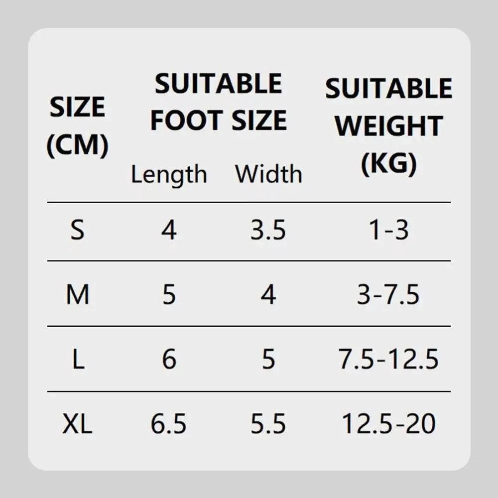 Waterproof Winter Dog Shoes Warm Soft Sole Anti Slip Paw Protectors Chihuahua