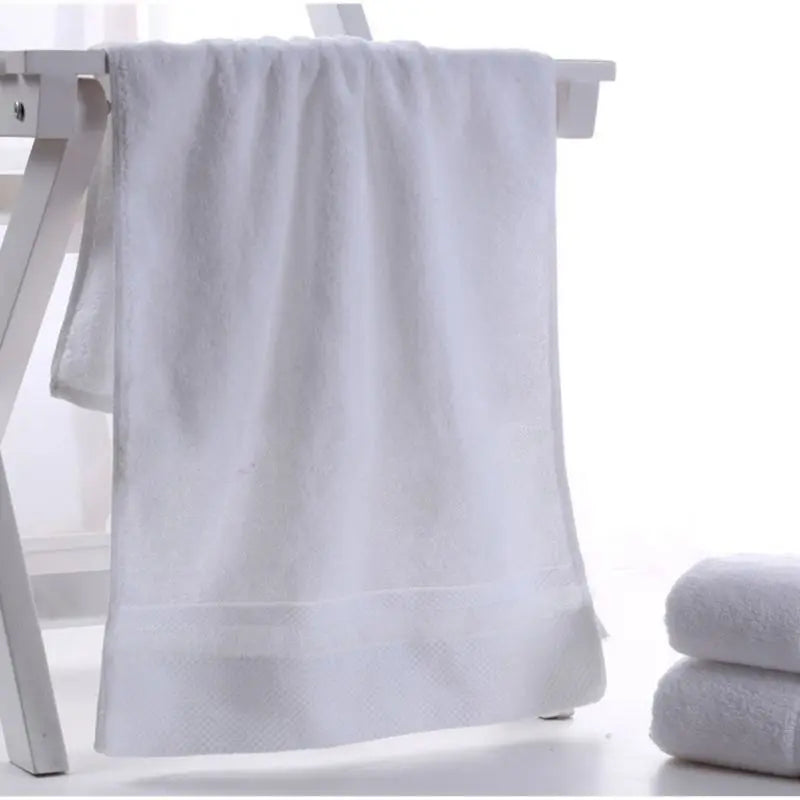 Three or Six Thickened Soft Cotton Bath Towels Sets 34x75cm
