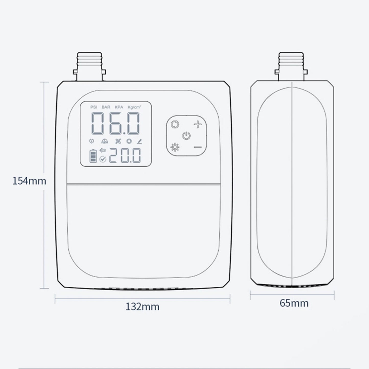 SUP Electric Air Pump 25 PSI Portable Inflatable Stand Up Paddle Board Pump