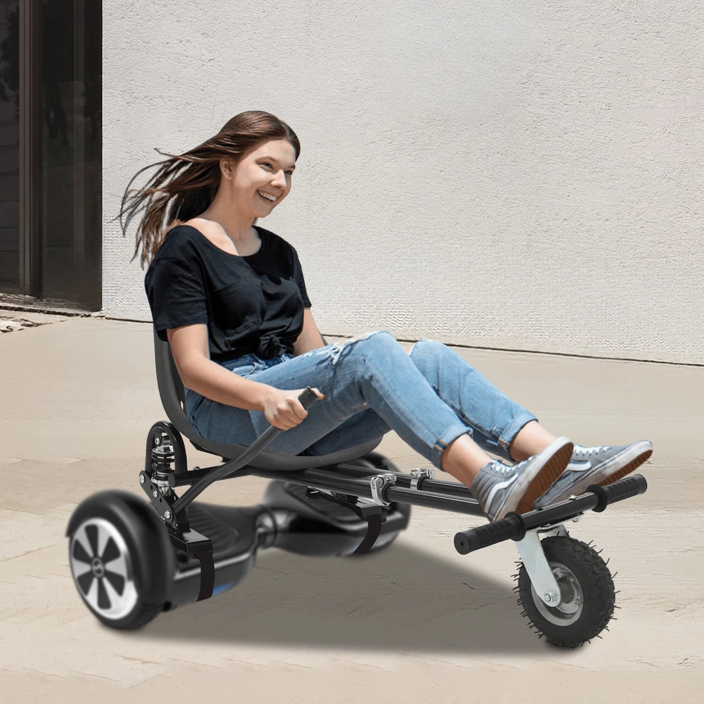 Adjustable Hoverboard Seat Attachment For Balancing Scooter