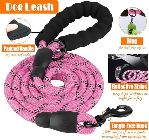 Training Kit For Dogs Lobeve No Pull Harness With Collar And Leash Set