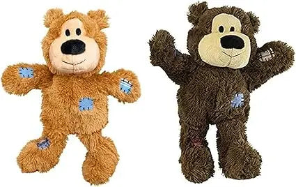 KONG Wild Knots Bears Durable Dog Toys Pack Of Two For Small And Medium Breeds