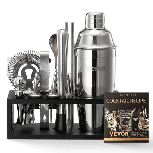 Cocktail Shaker Set 13 Pcs Bar Tool Kit Stainless Steel