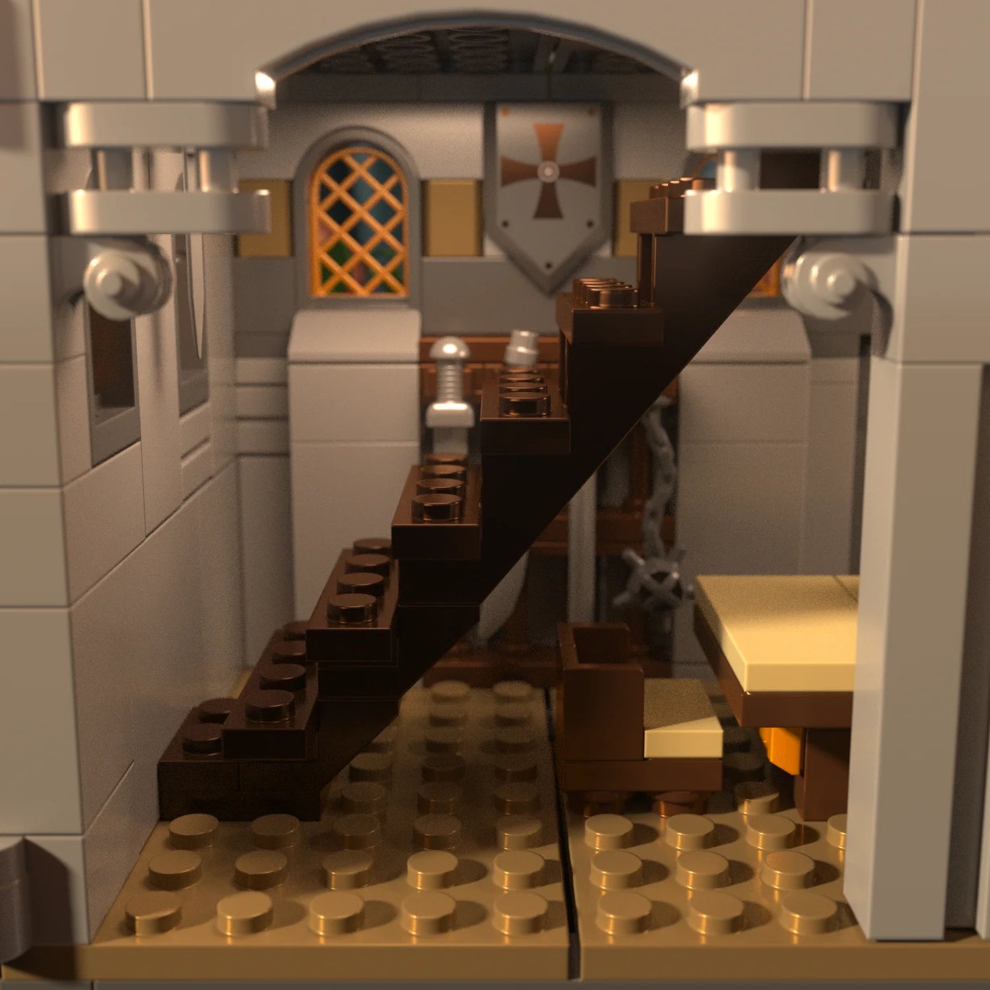 2484Pcs Sword Of Holy Spirit Castle Building Blocks Set Lego Compatible Gifts