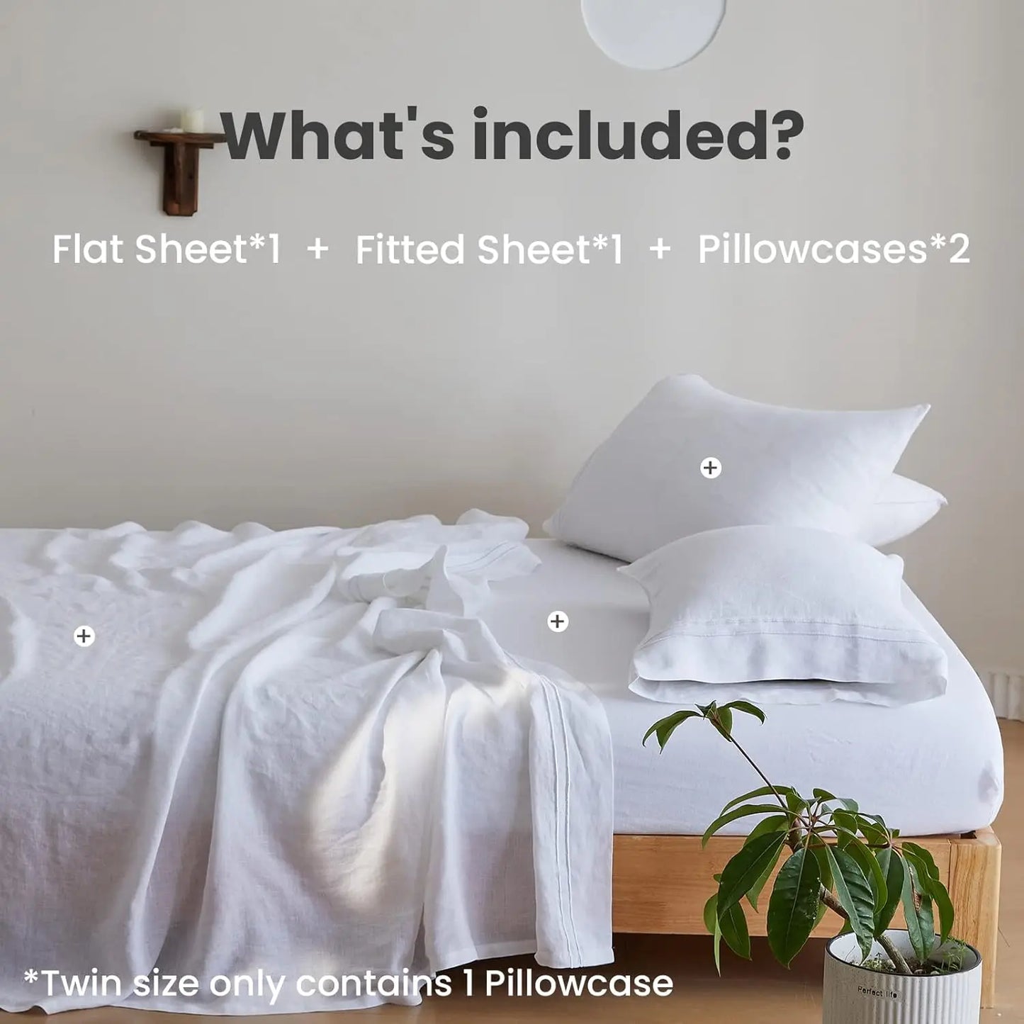 Simple Opulence French Flax Linen Sheet Set 3 To 4 Piece