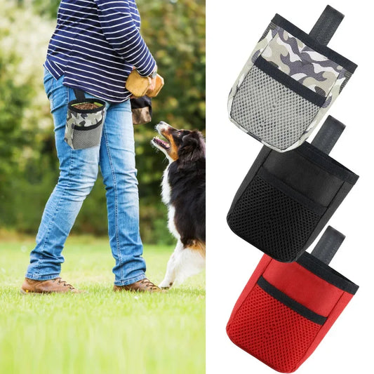 Dog Training Treat Pouch Pocket Linen Waist Bag For Obedience And Agility