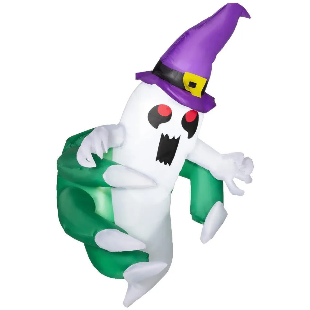 3.9ft Inflatable Halloween Window Sticker Ghost Display