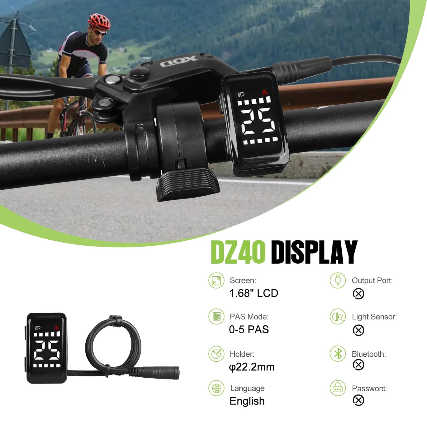 BAFANG UART CAN Display DPC18 DZ40 DM03 EKD01 Bluetooth