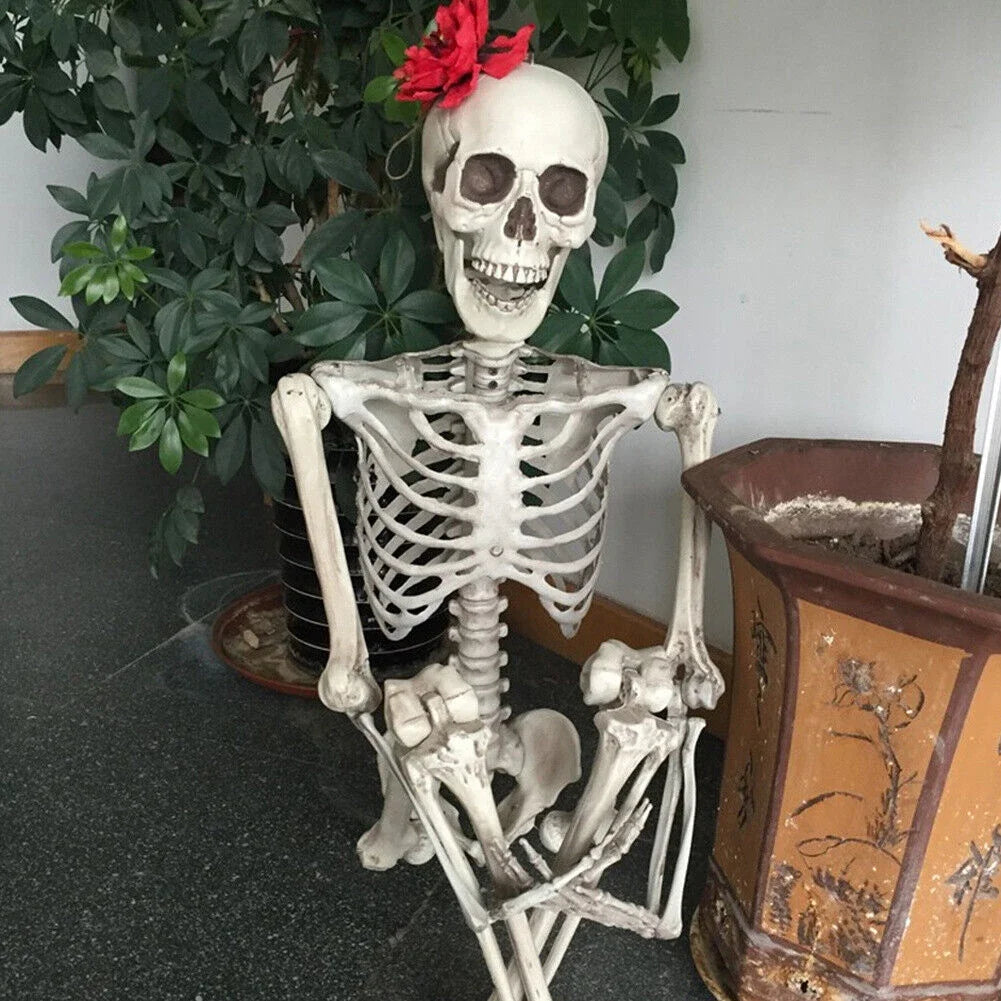 Life Size Haunted Skull Prop Hanging Decor For Halloween