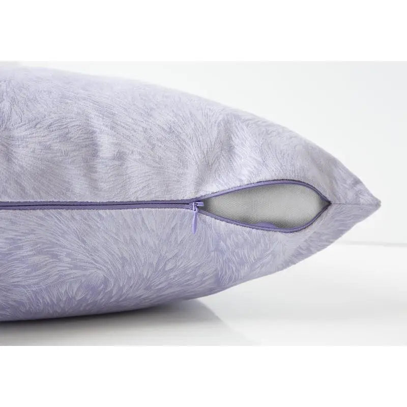 Set Of 2 Silk Filled 18x18 Purple Throw Pillows For Sofa Couch Bedroom