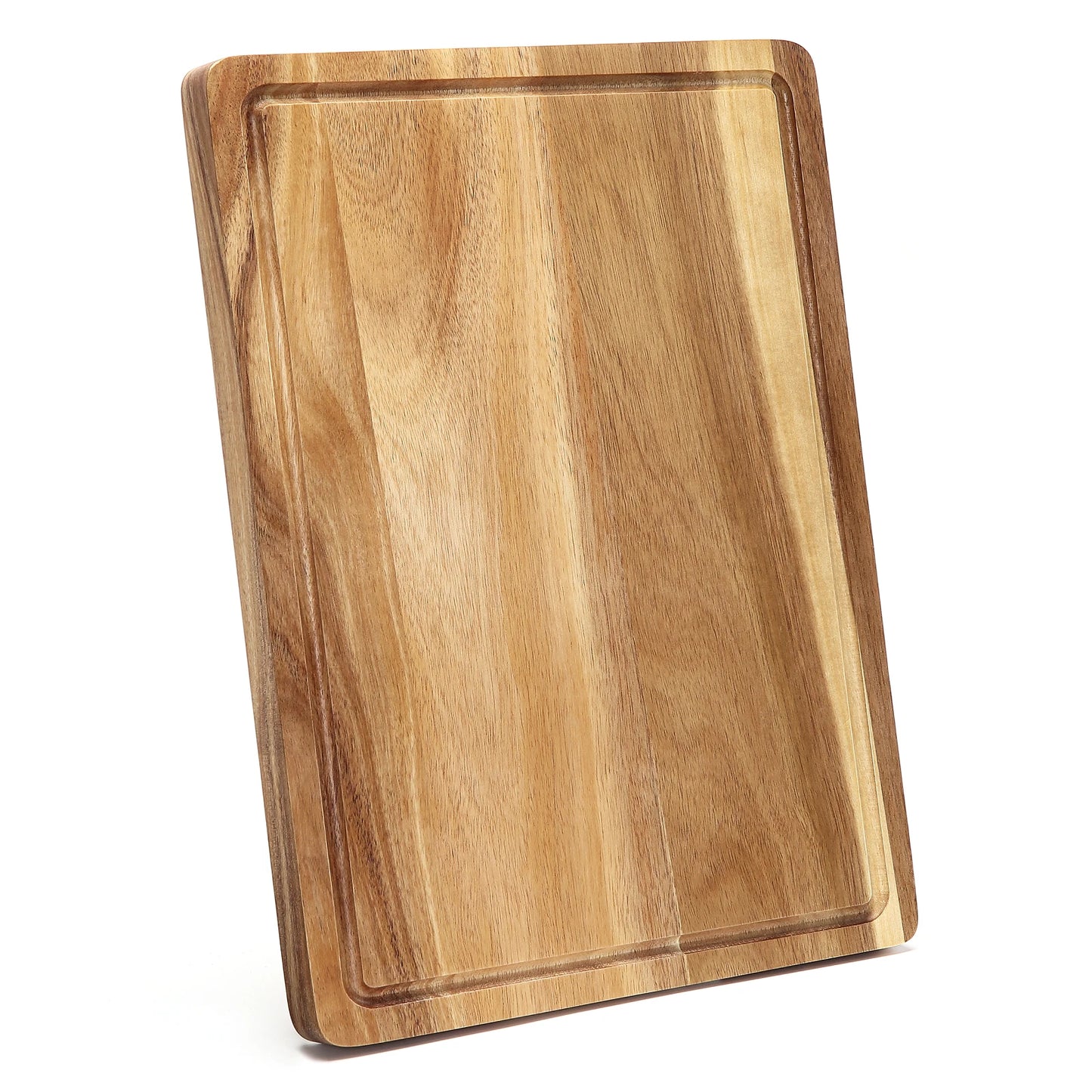 Acacia Cutting Board 18 by 12 Inches XL Juice Groove