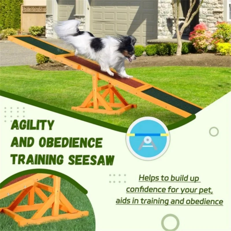 Pet Seesaws Training Toy For Dogs Agility Balance Outdoor Playground Equipment