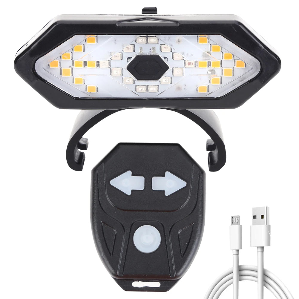 Smart Wireless Turn Signal Scooter Tail Light 900mAh USB