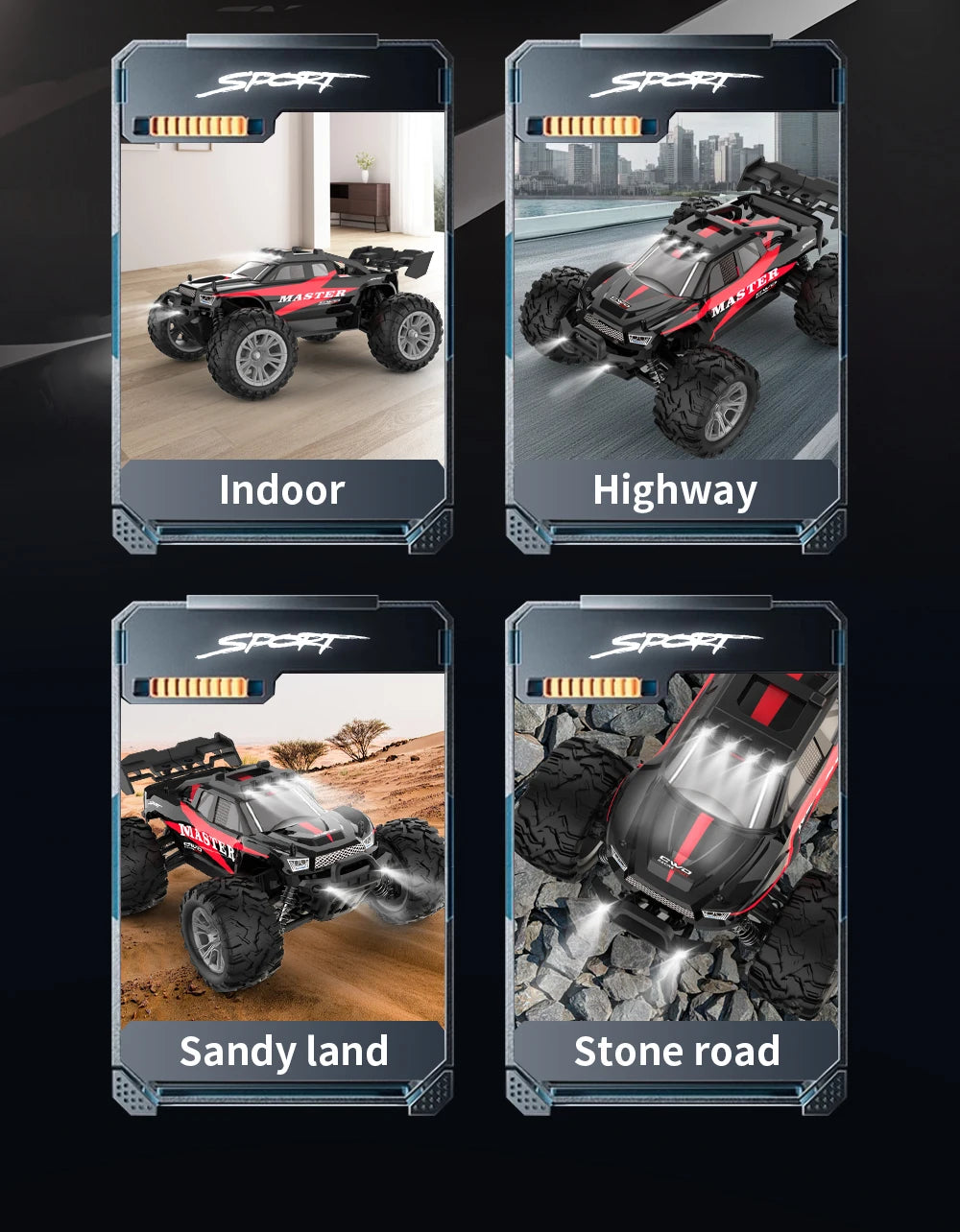 KF15 RC Car 1:16 Scale High Speed 40kmh Off Road Drift 2.4G Remote