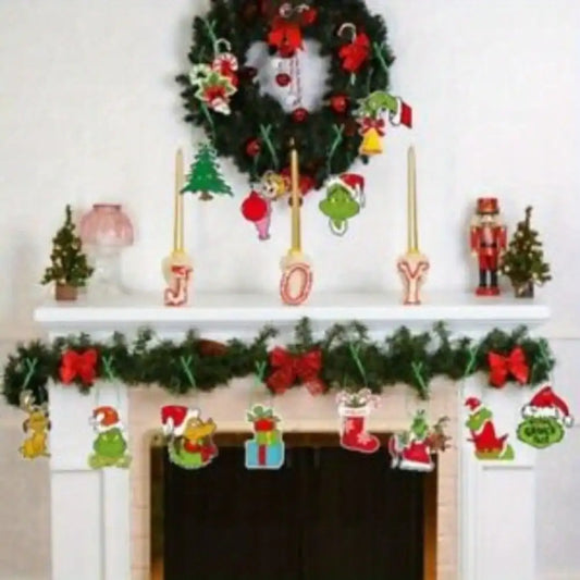 Merry Christmas Ornaments Tree Hanging Decorations Pendants