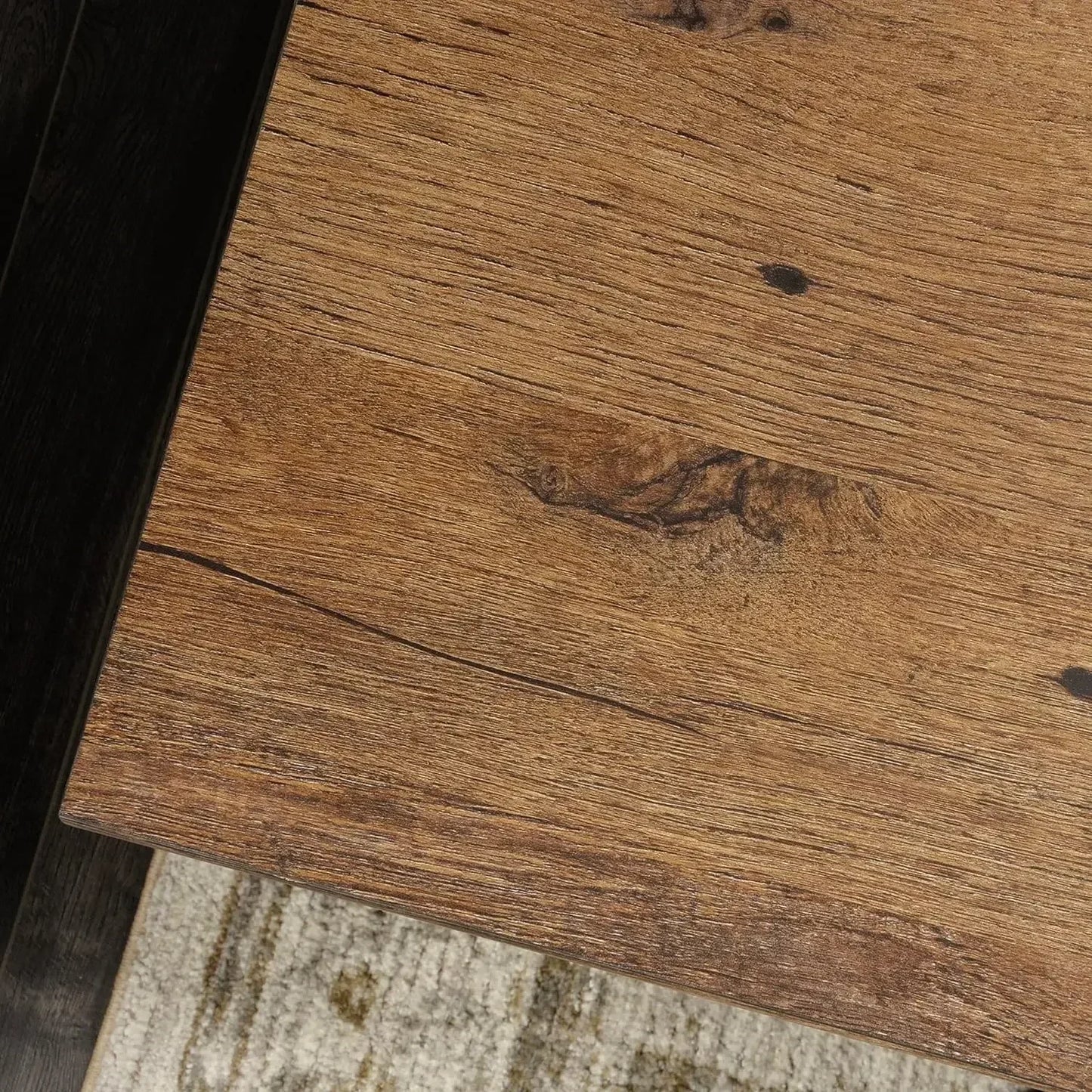 Palladia Executive Desk Engineered Wood Vintage Oak Finish