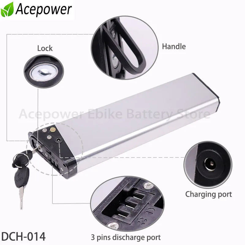 Ancheer Folding Ebike Battery 36V 8Ah DCH014 AM1908