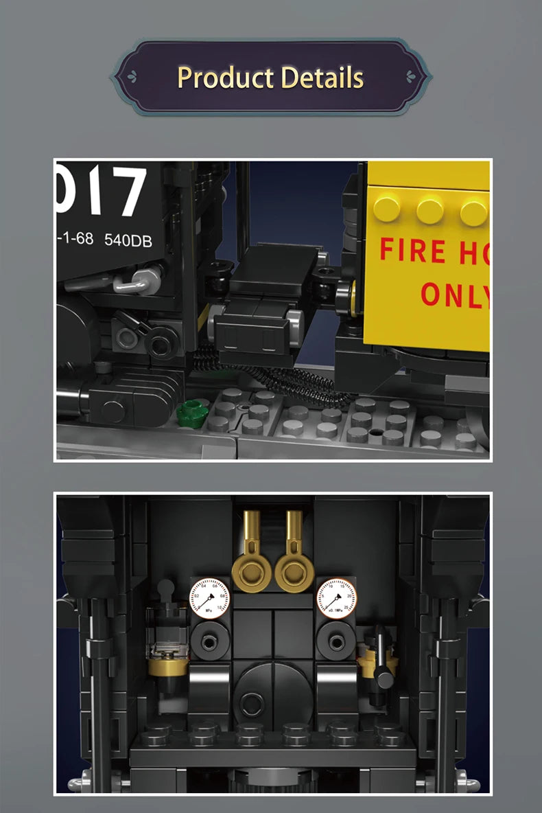 Mould King 12049 The Big Boy 4 8 8 4 Locomotive Building Block Set