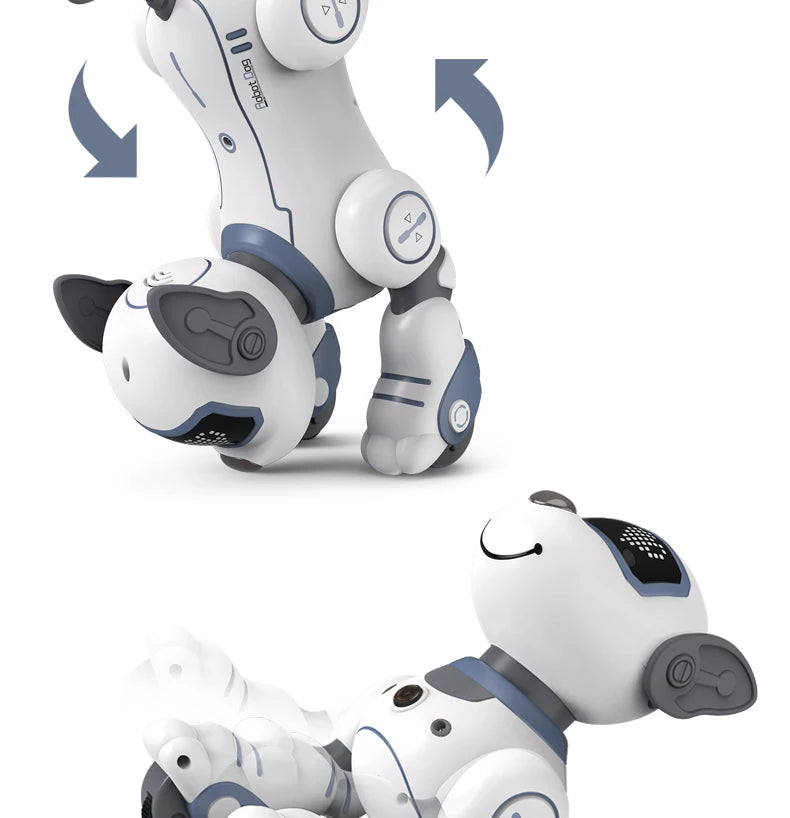 Funny RC Robot Dog Voice Command Toy With Music Song