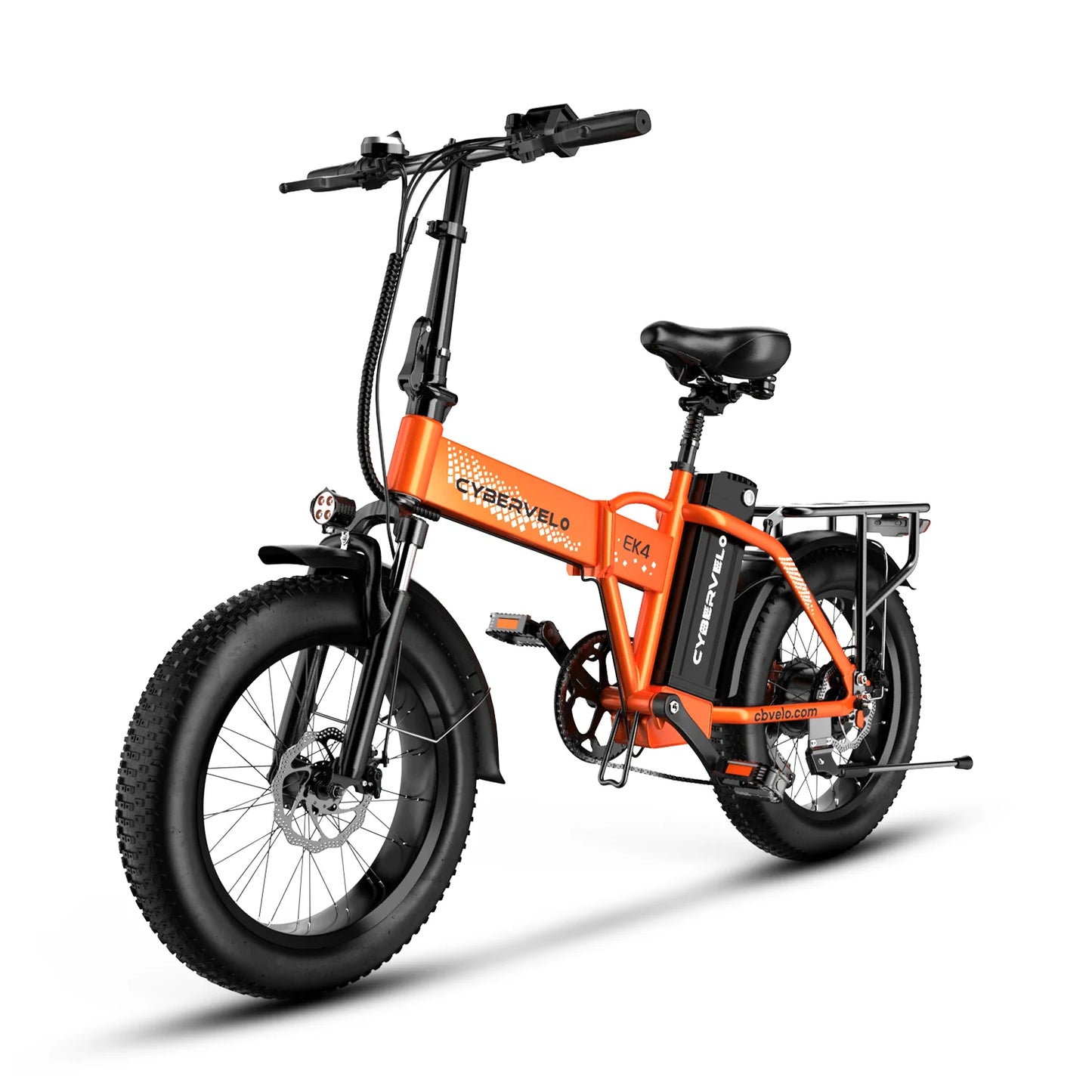 Cybervelo MARS700 Folding Electric Bike 1000W Removable Battery 28 MPH 80 Range
