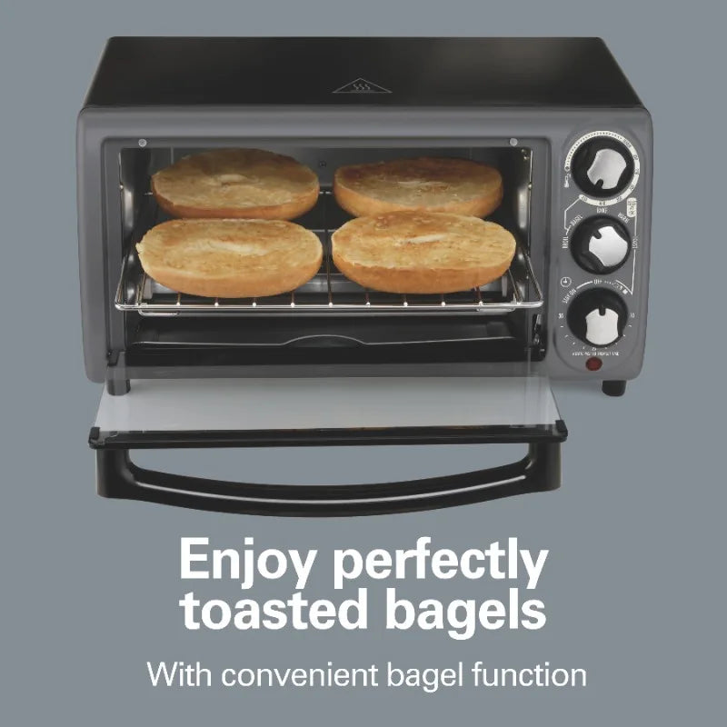 Hamilton Beach 4 Slice Toaster Oven With 5 Versatile Cooking Modes