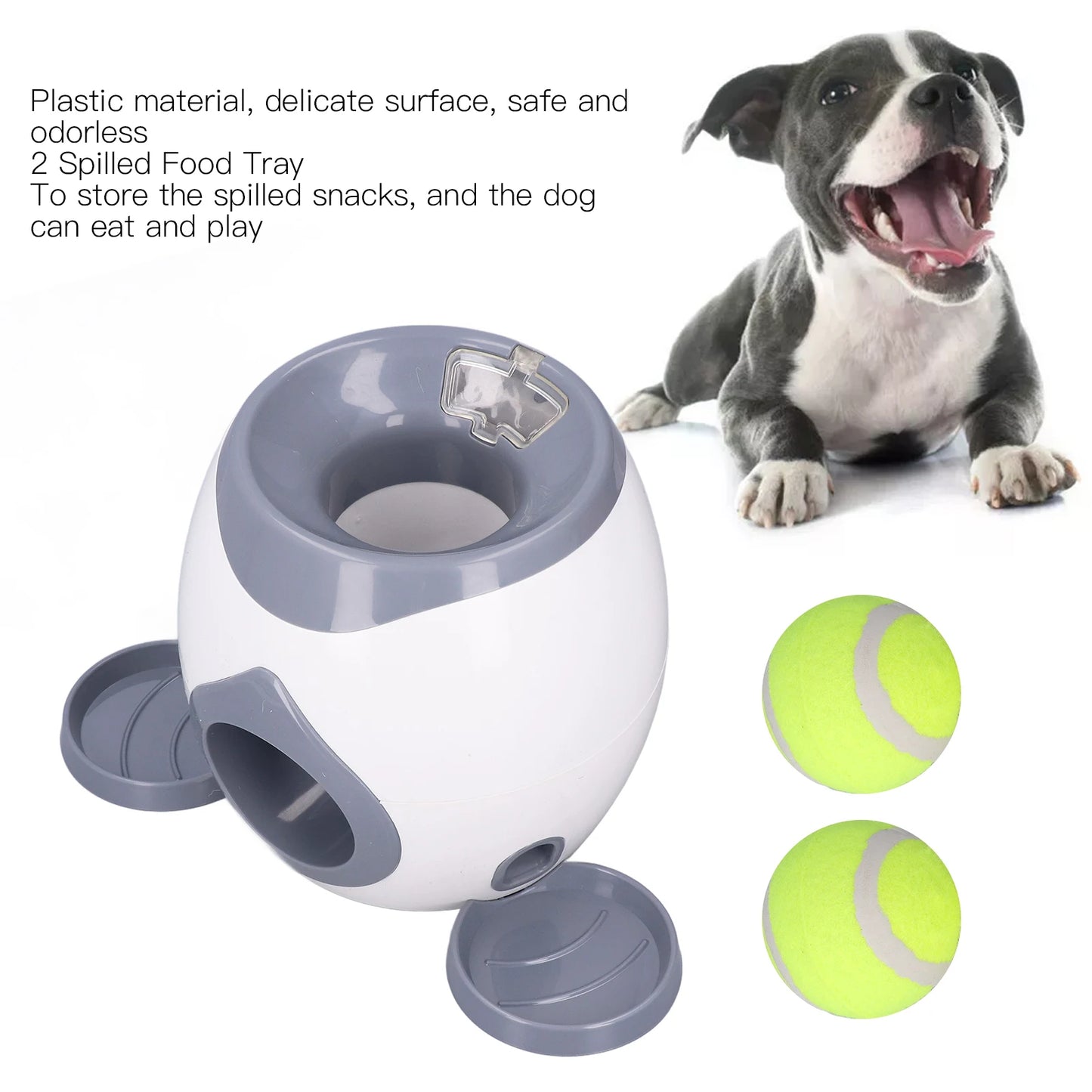 Smart Dog Tennis Ball Feeding Machine With 2 Tennis Balls