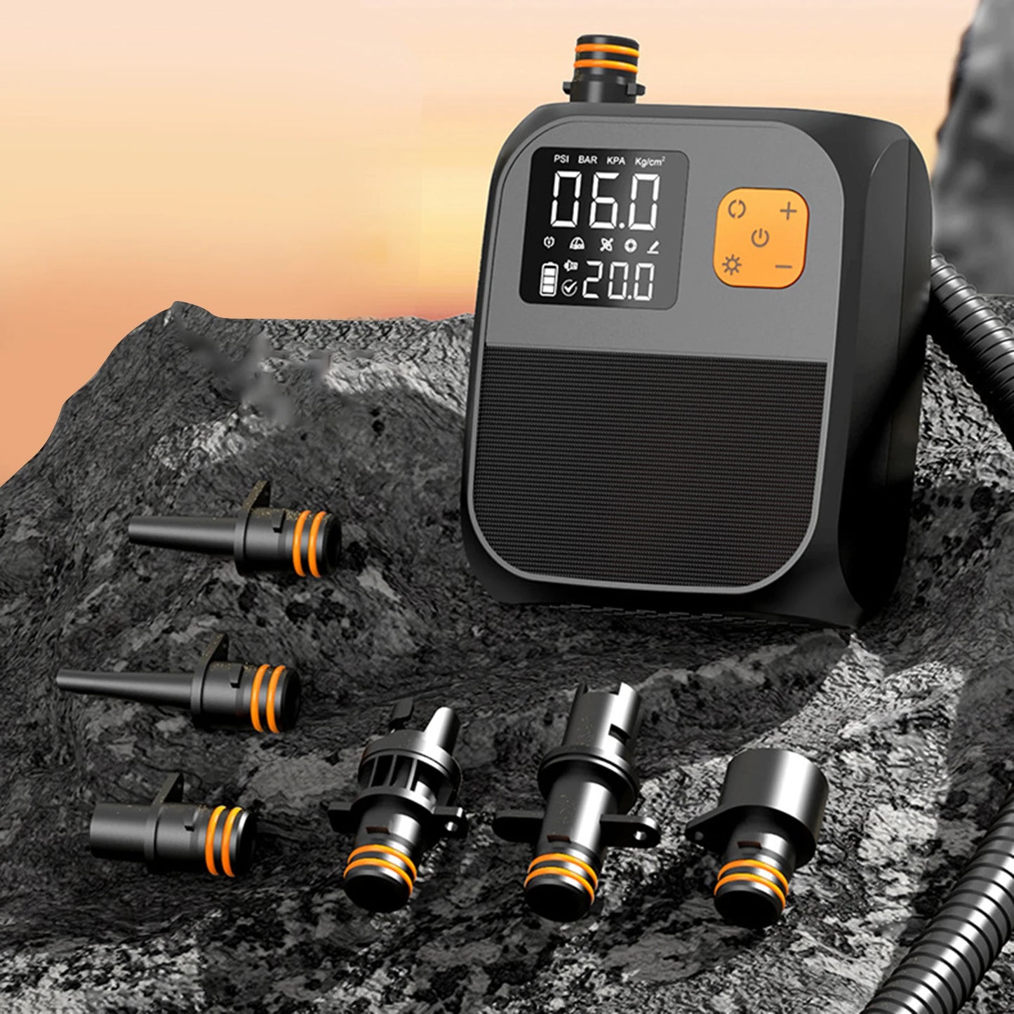 SUP Electric Air Pump 25 PSI Portable Inflatable Stand Up Paddle Board Pump